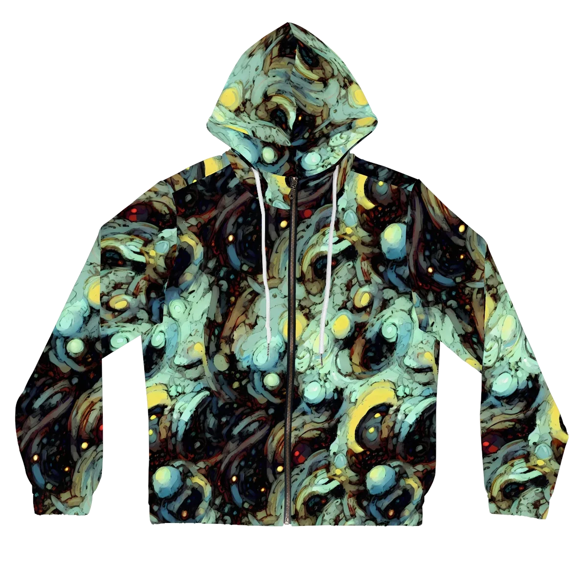Cavern of Light on Women's Full-Zip Hoodie — Front