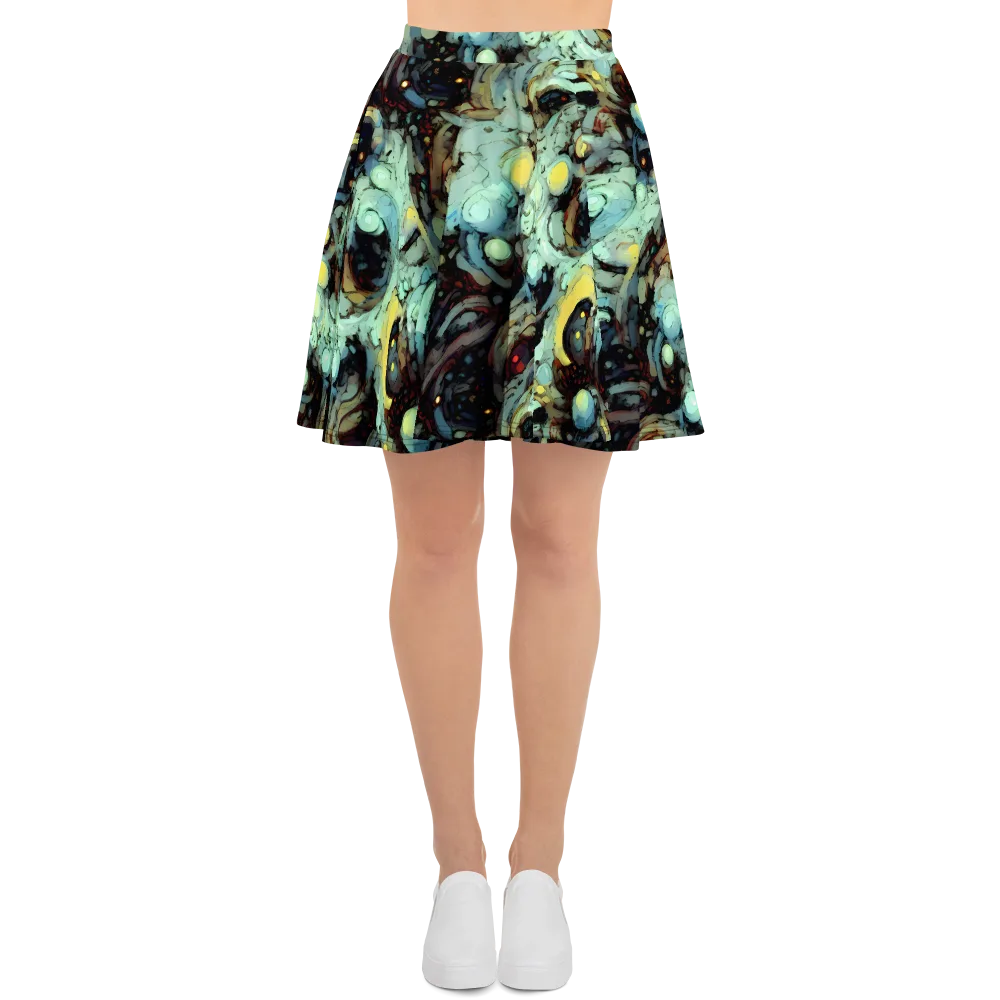 Cavern of Light on Skater Skirt — Front