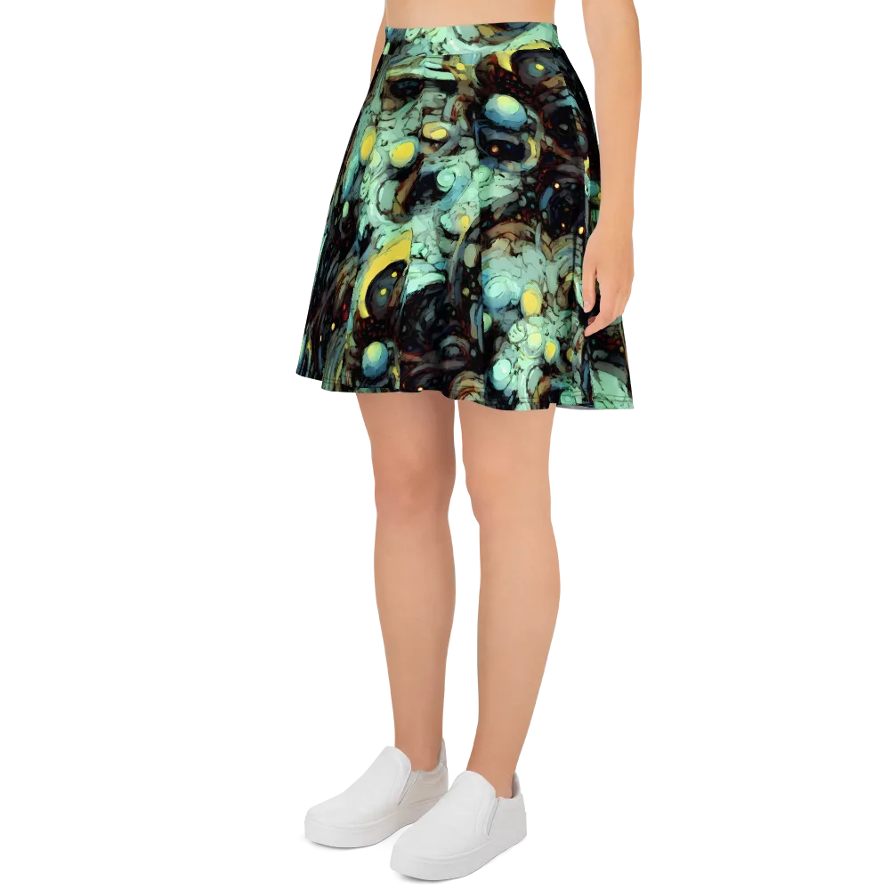 Cavern of Light on Skater Skirt — Left