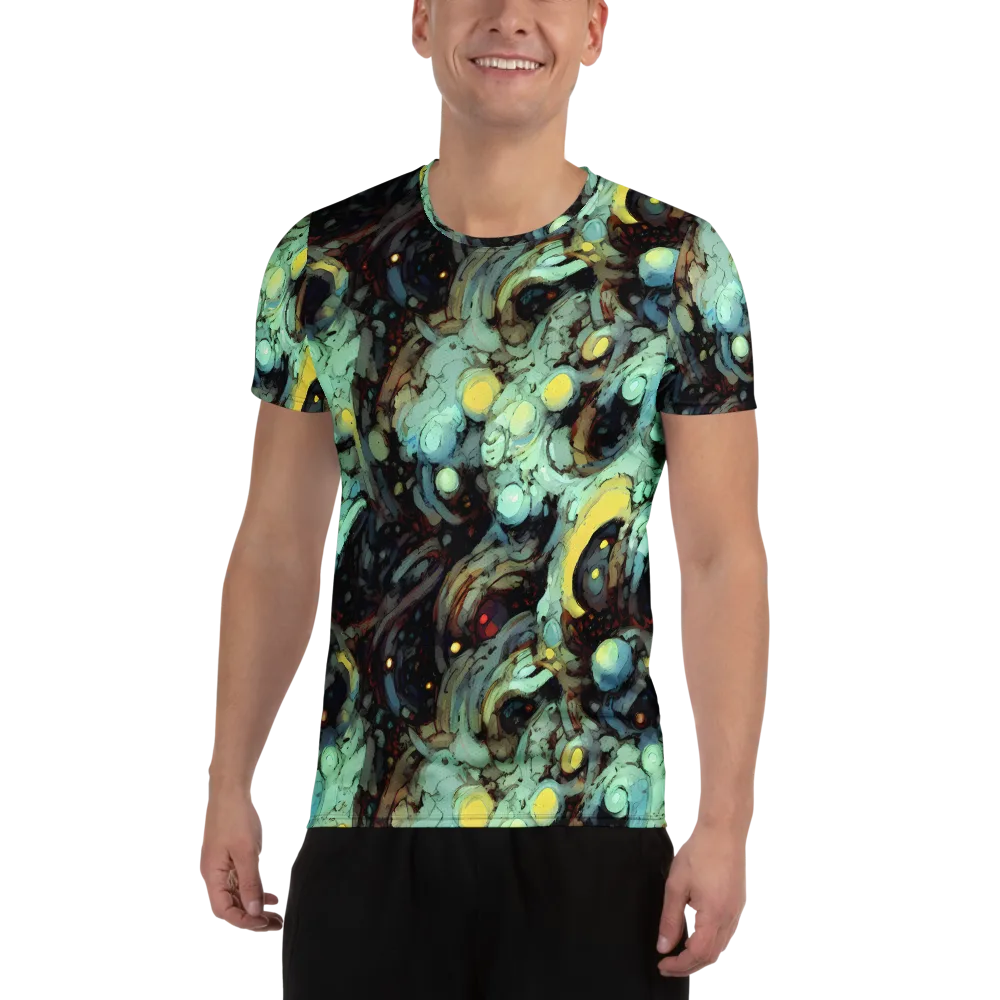 Cavern of Light on Men's Athletic T-Shirt — Front