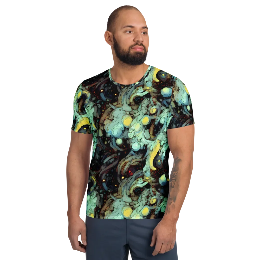 Cavern of Light on Men's Athletic T-Shirt — Front