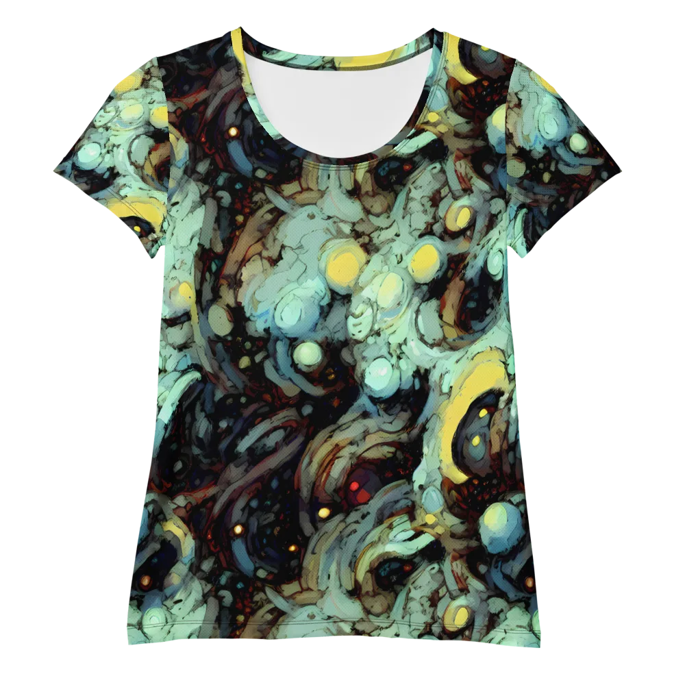 Cavern of Light on Women's Athletic T-Shirt — Front