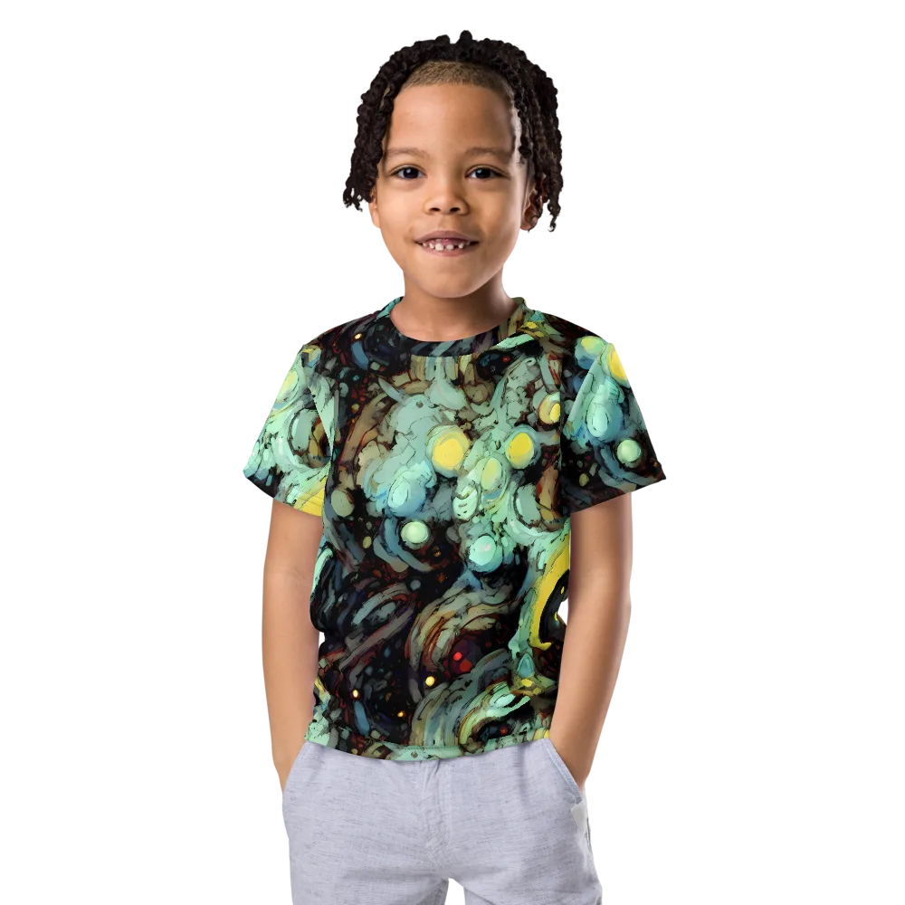 Cavern of Light on Kids Crew Neck T-Shirt — Front