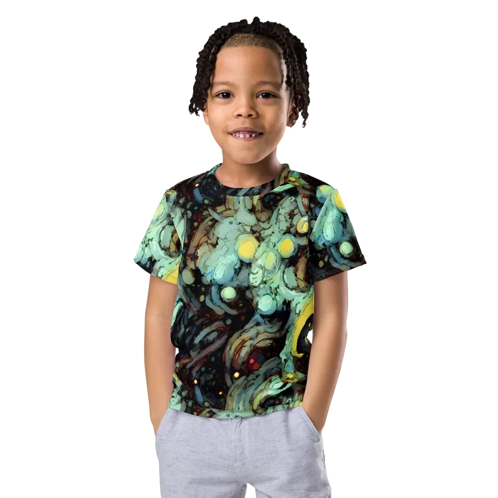 Cavern of Light on Kids Crew Neck T-Shirt — Front