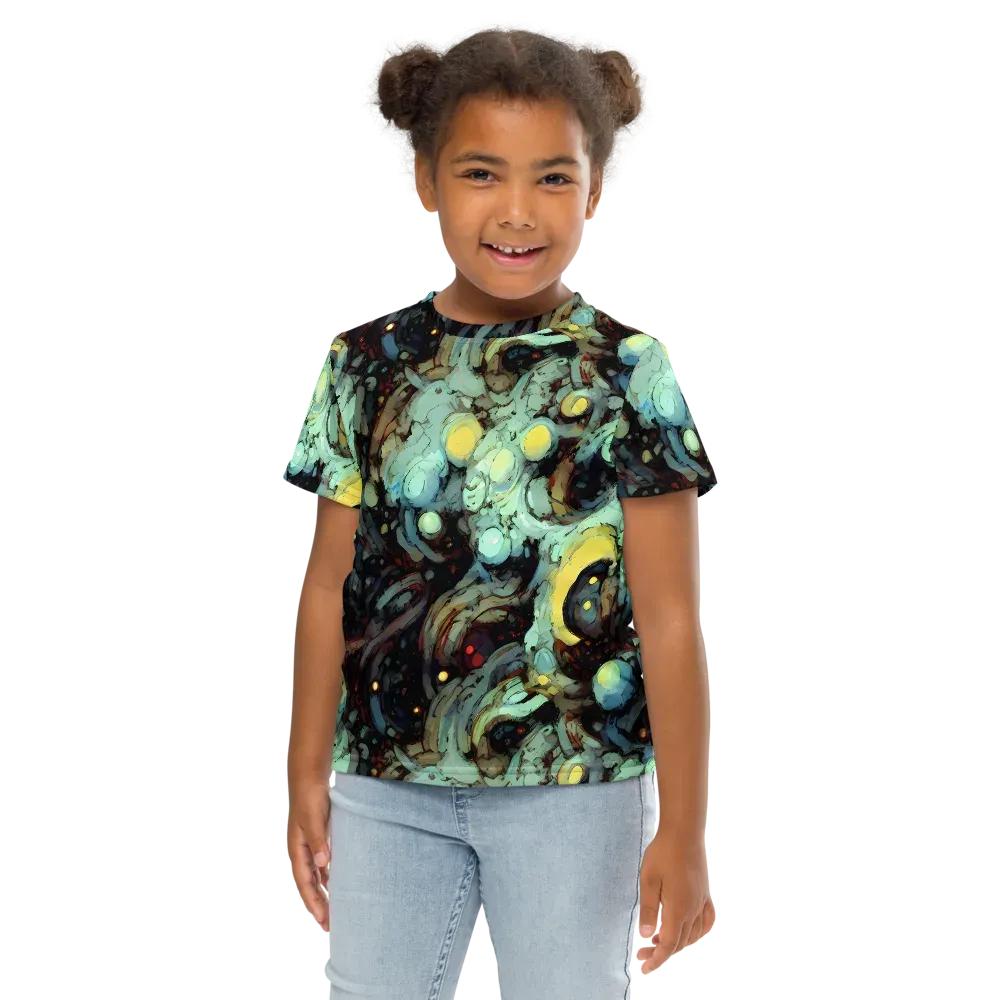 Cavern of Light on Kids Crew Neck T-Shirt — Front