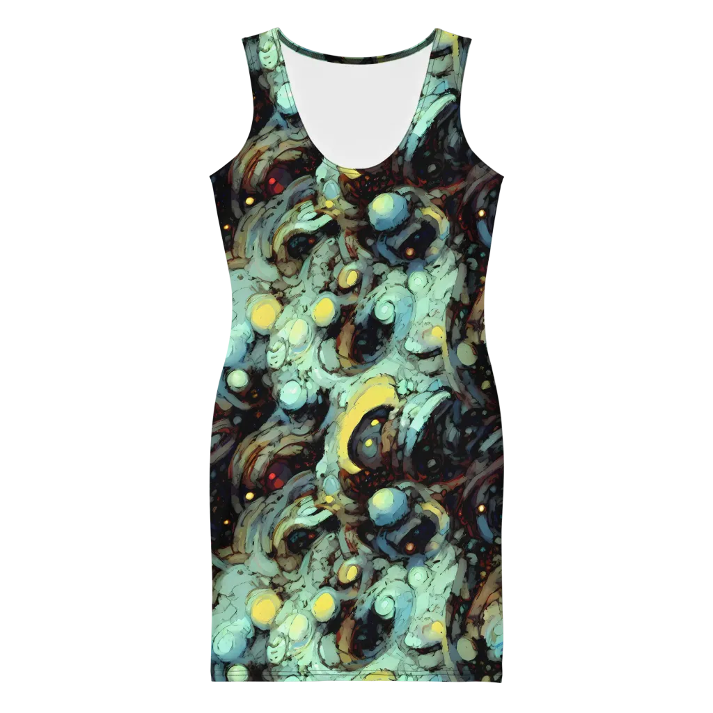 Cavern of Light on Bodycon Dress — Front