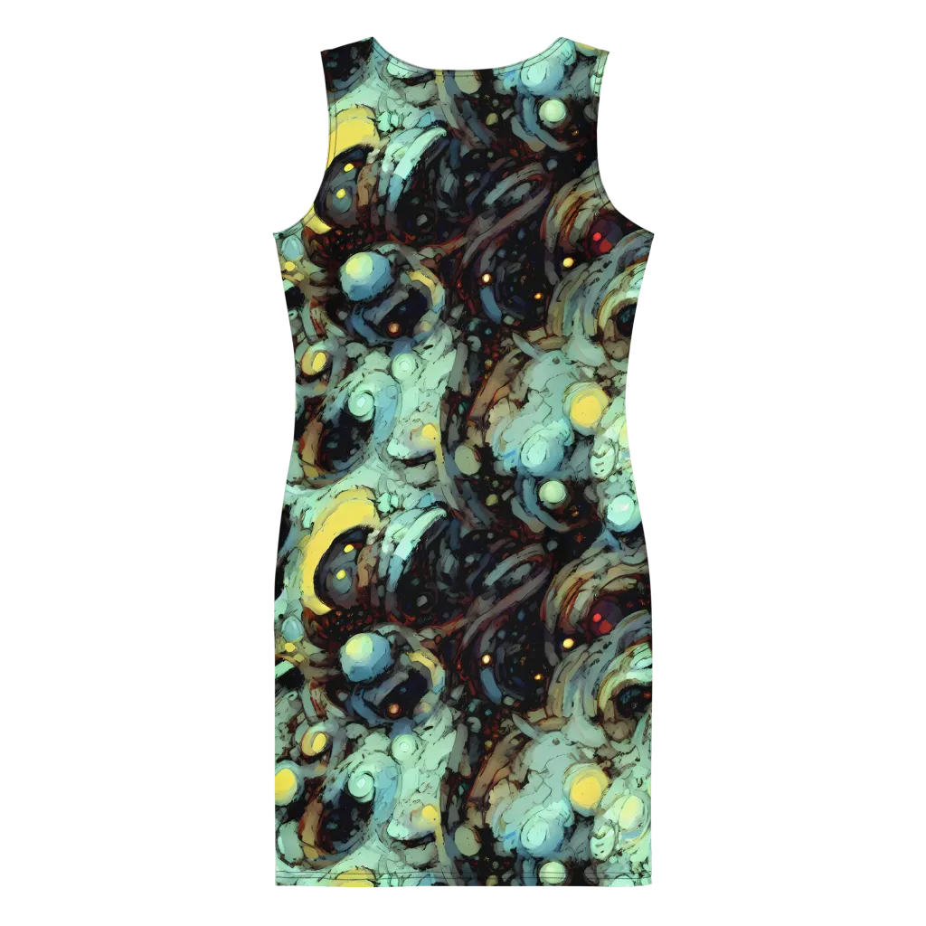 Cavern of Light on Bodycon Dress — Back