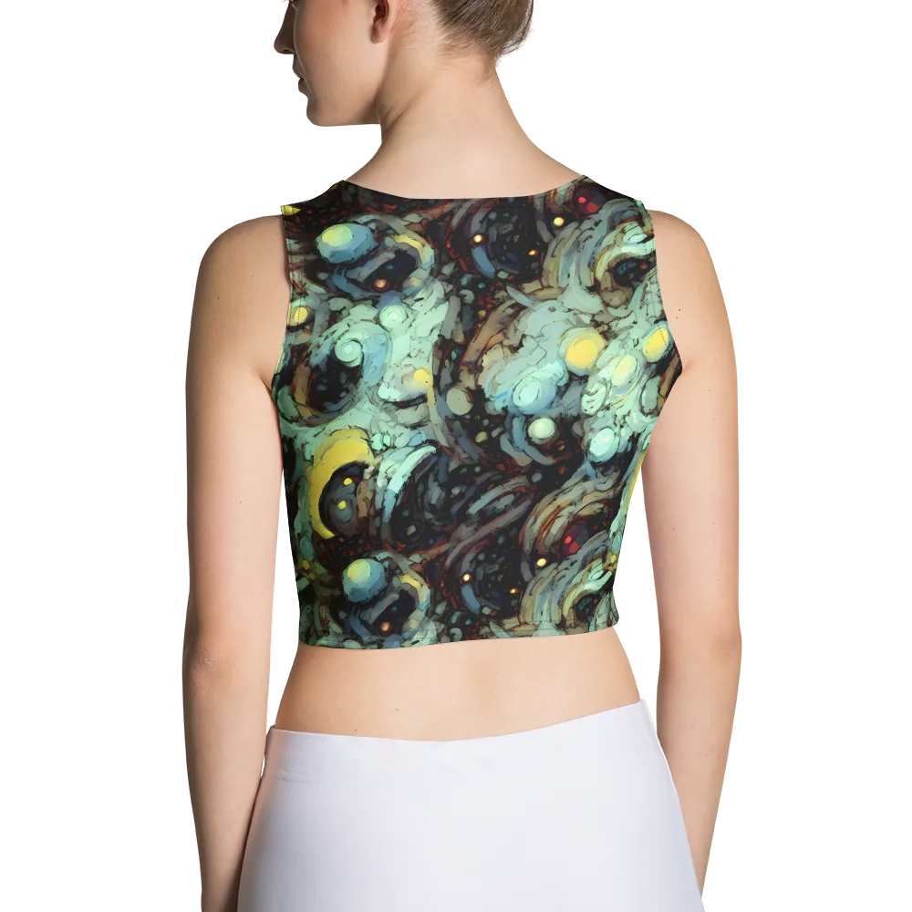 Cavern of Light on Crop Top — Back