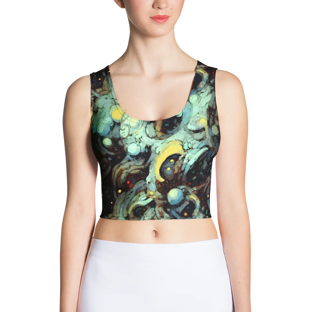 Cavern of Light on Crop Top — Front