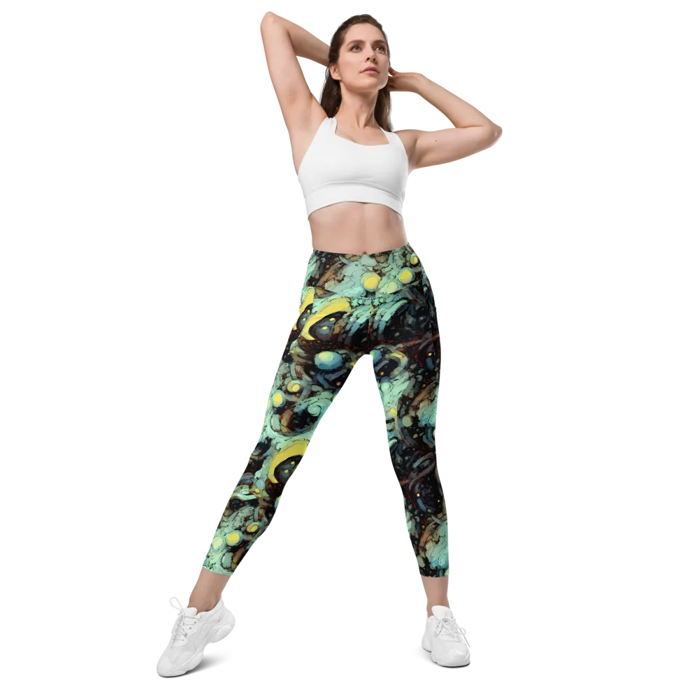 Cavern of Light on Leggings with Pockets — Front