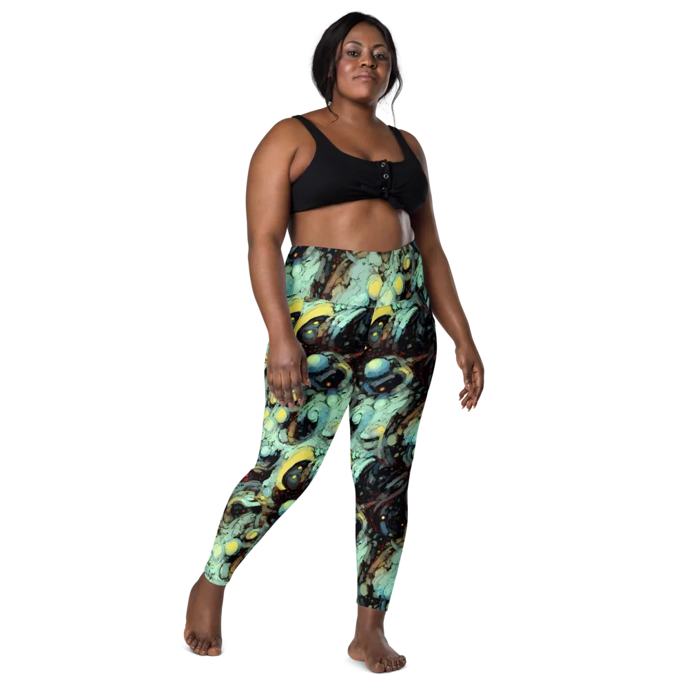 Cavern of Light on Leggings with Pockets — Front
