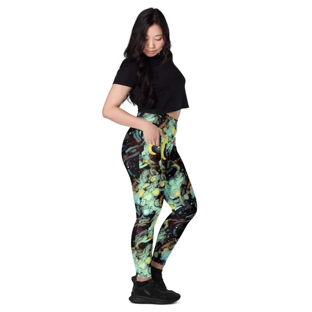 Cavern of Light on Leggings with Pockets — Right