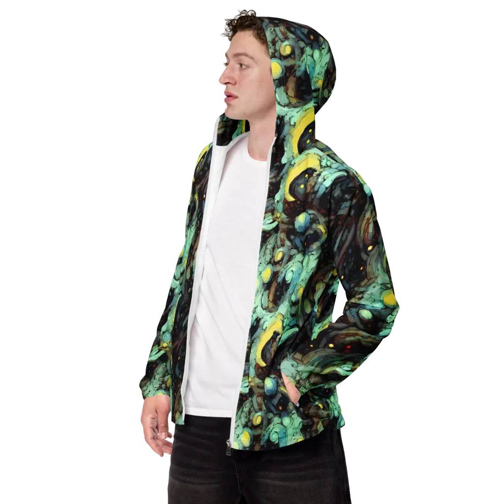 Cavern of Light on Men's Windbreaker — Left Front