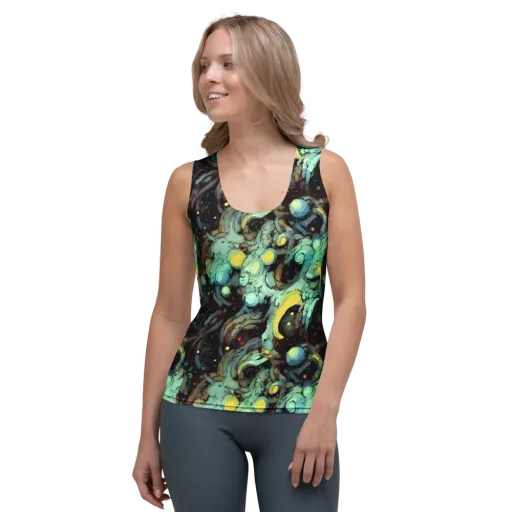 Cavern of Light on a Women's Tank Top