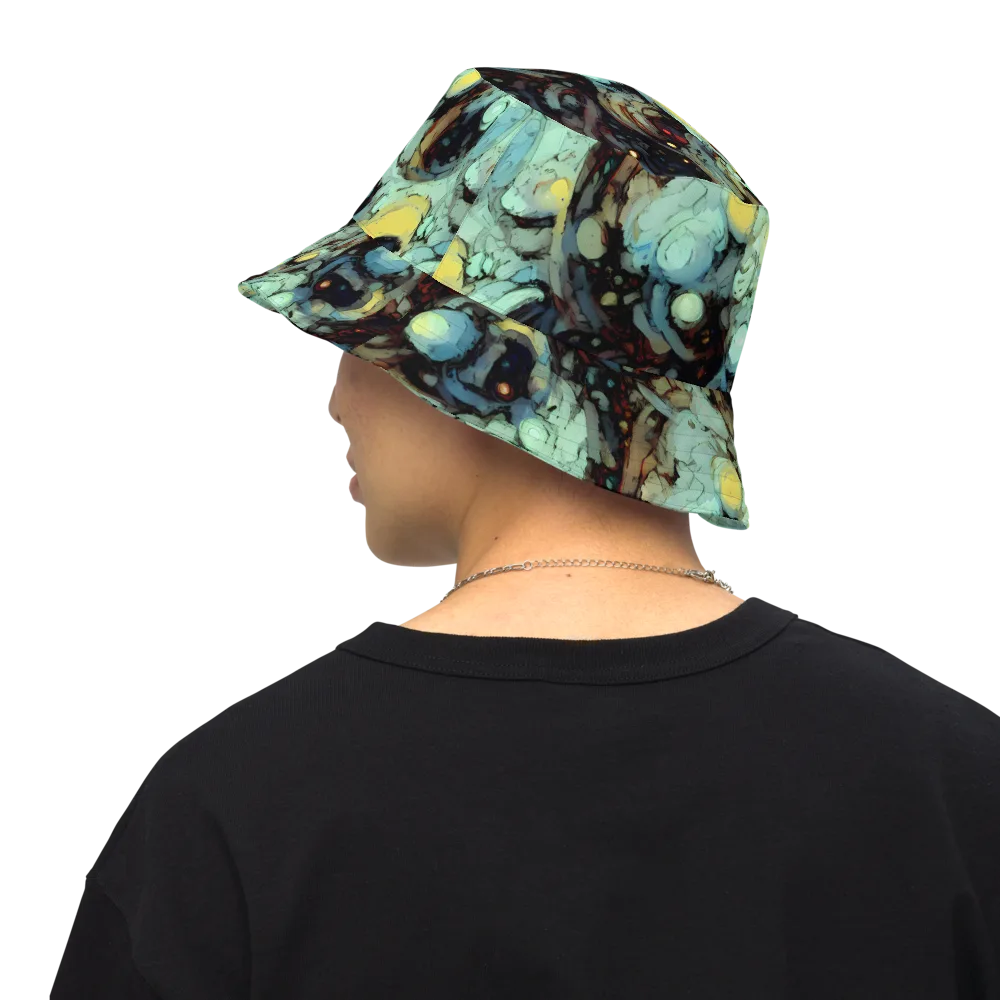 Cavern of Light on Reversible Bucket Hat — Back Inside