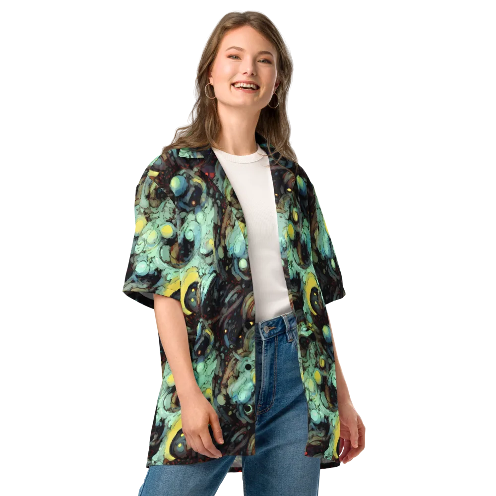 Cavern of Light on Button Shirt — Front