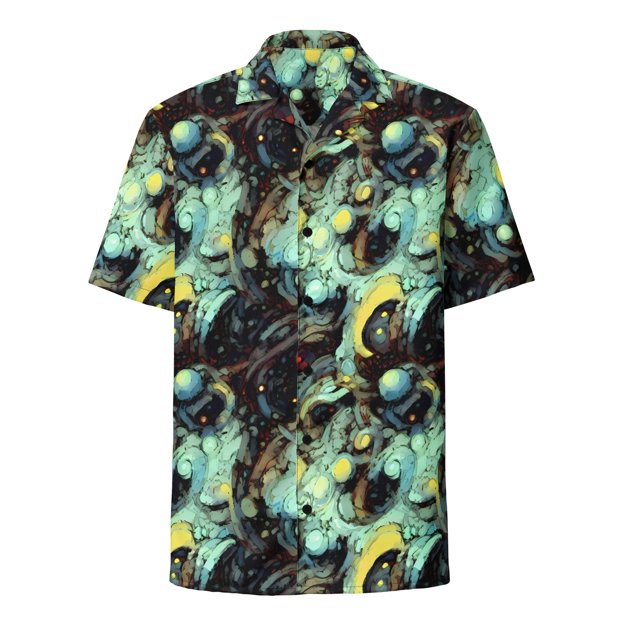 Cavern of Light on Button Shirt — Front