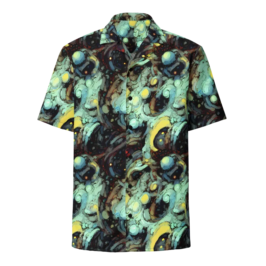 Cavern of Light on Button Shirt — Front