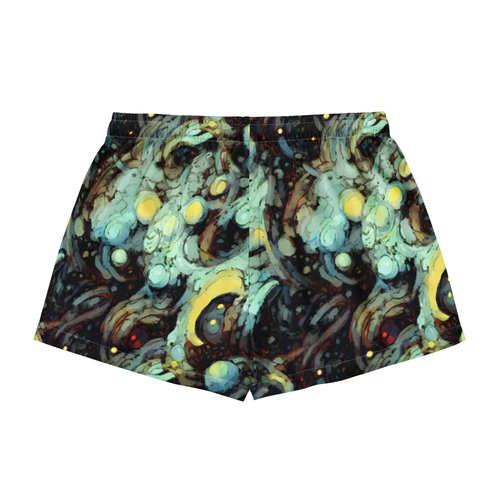 Cavern of Light on Women's Pajama Shorts — Back