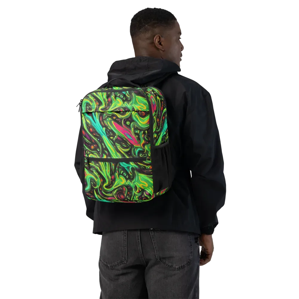 Luminous Ooze on Utility Backpack — Back