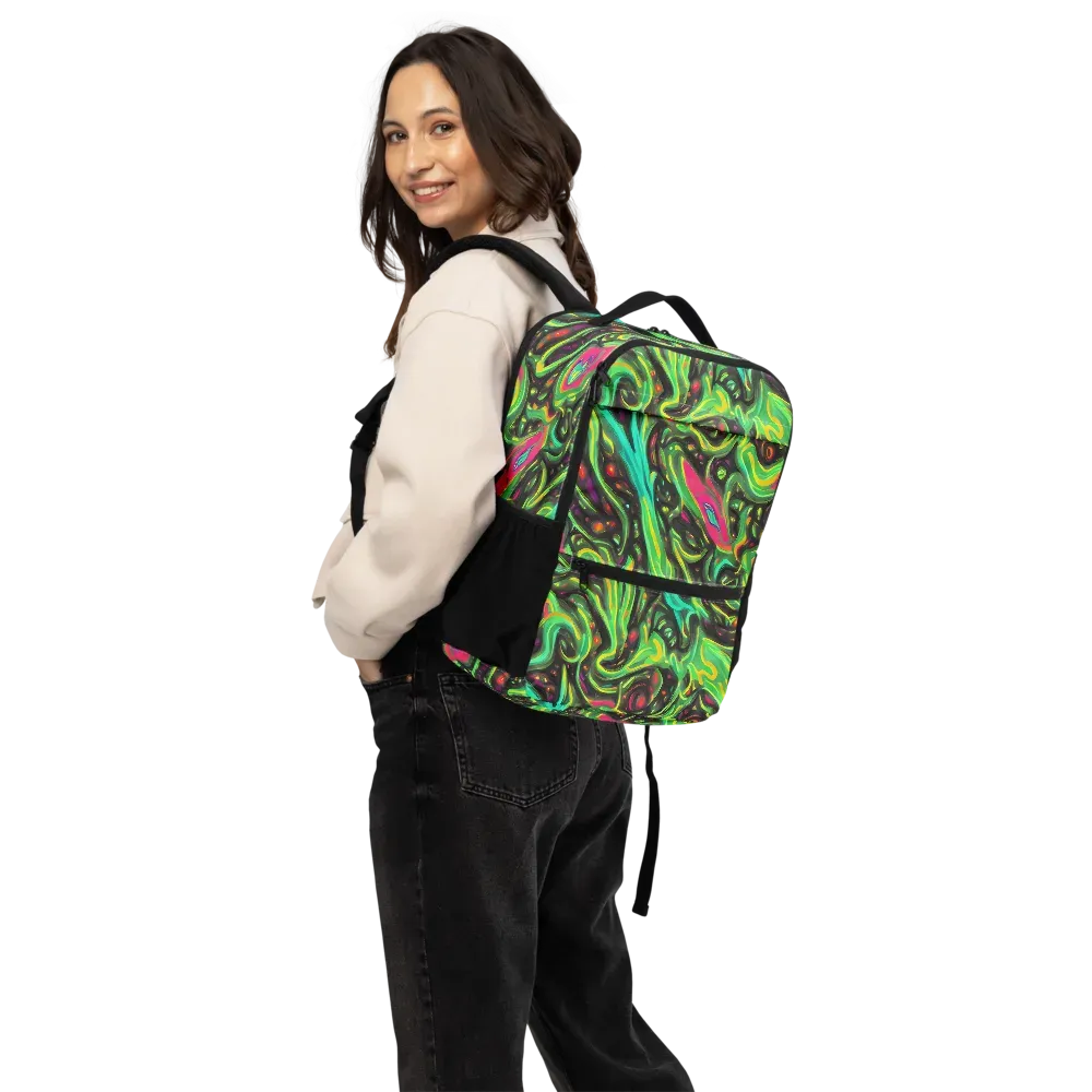 Luminous Ooze on Utility Backpack — Back