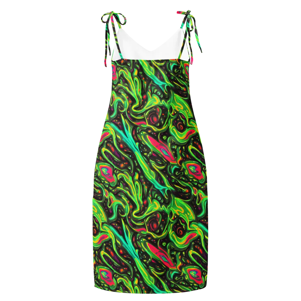 Luminous Ooze on Slip Dress — Back