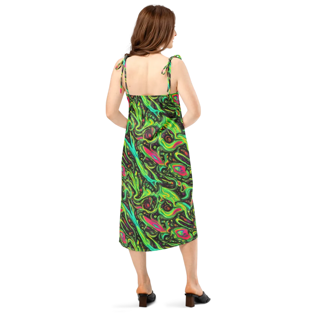 Luminous Ooze on Slip Dress — Back