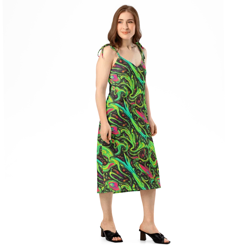 Luminous Ooze on Slip Dress — Right Front
