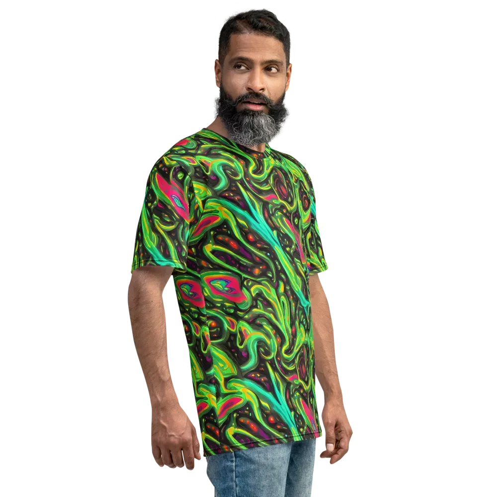 Luminous Ooze on Men's Crew Neck T-Shirt — Right