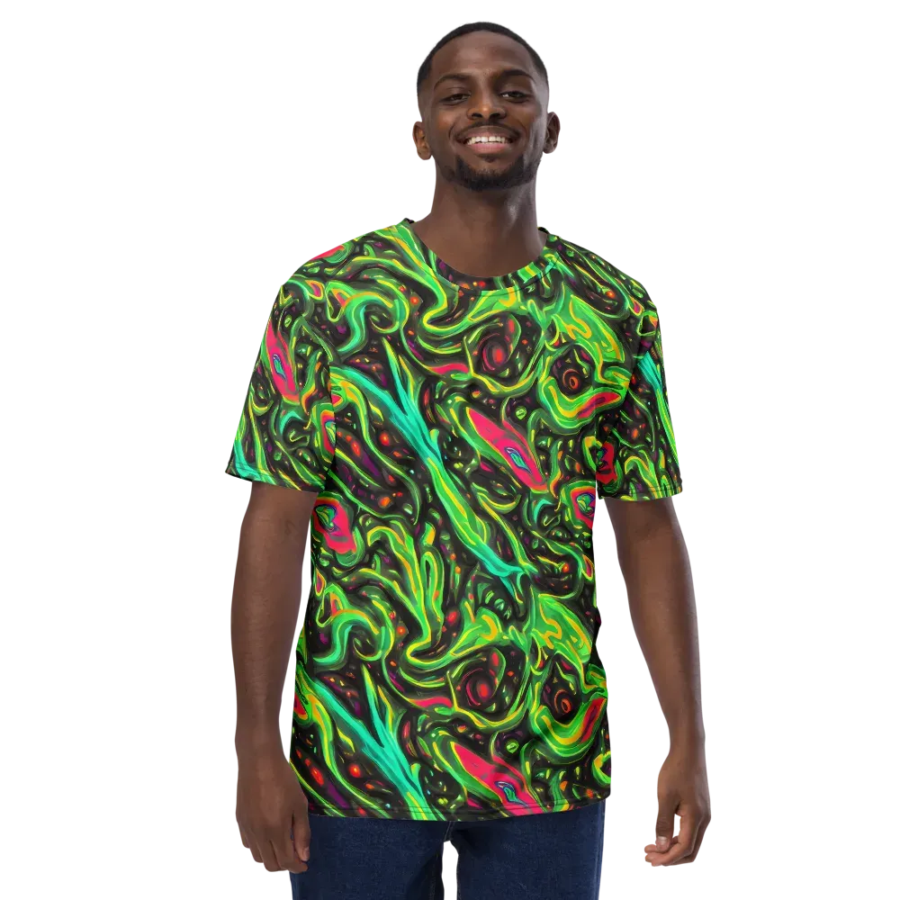Luminous Ooze on Men's Crew Neck T-Shirt — Front