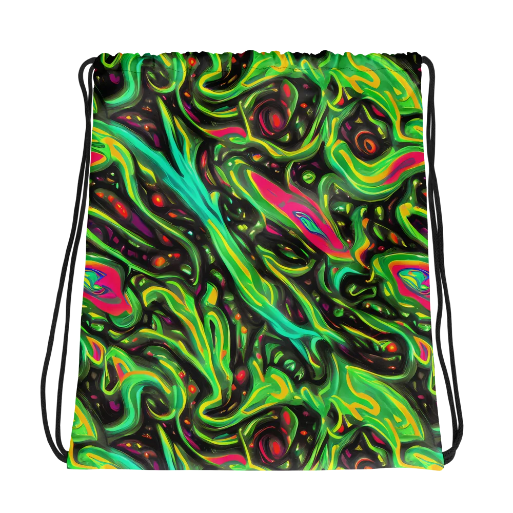 Luminous Ooze on Drawstring Bag — Photo
