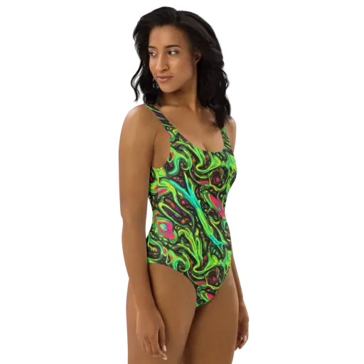 Luminous Ooze on a One-Piece Swimsuit