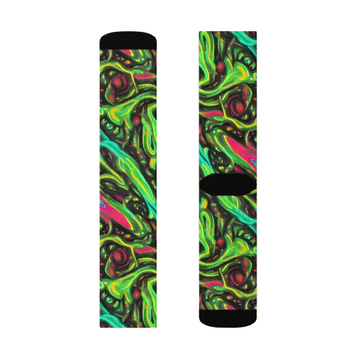 Luminous Ooze on a Socks