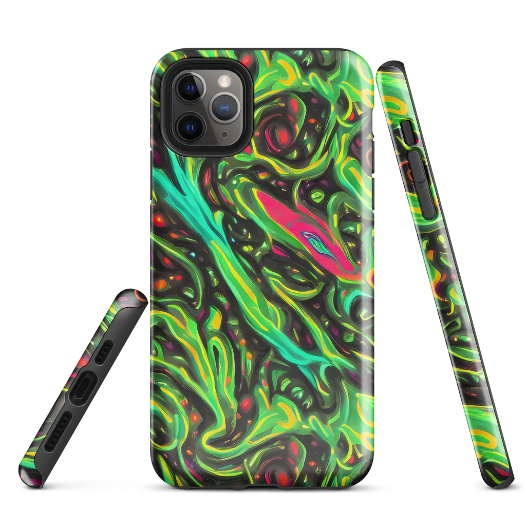 Luminous Ooze on Tough Case for iPhone® — Front
