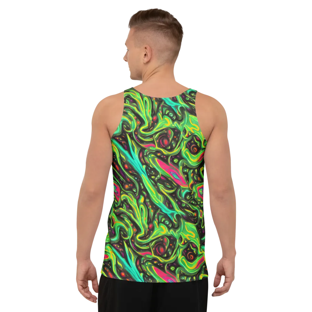 Luminous Ooze on Men's Tank Top — Back