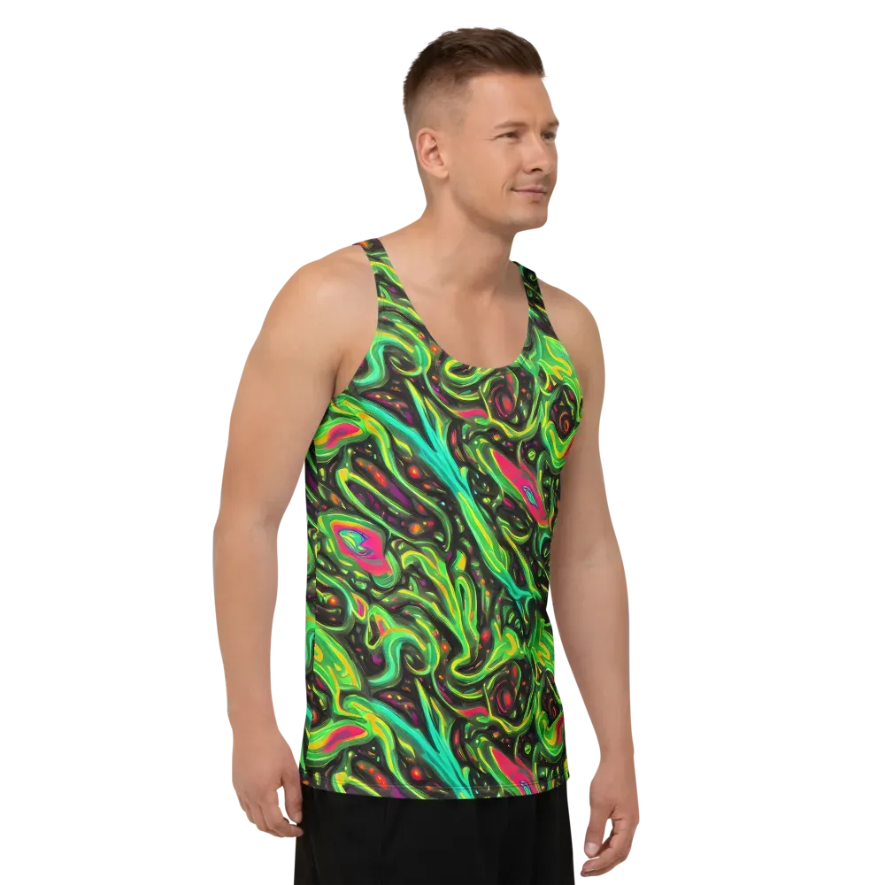 Luminous Ooze on Men's Tank Top — Right Front