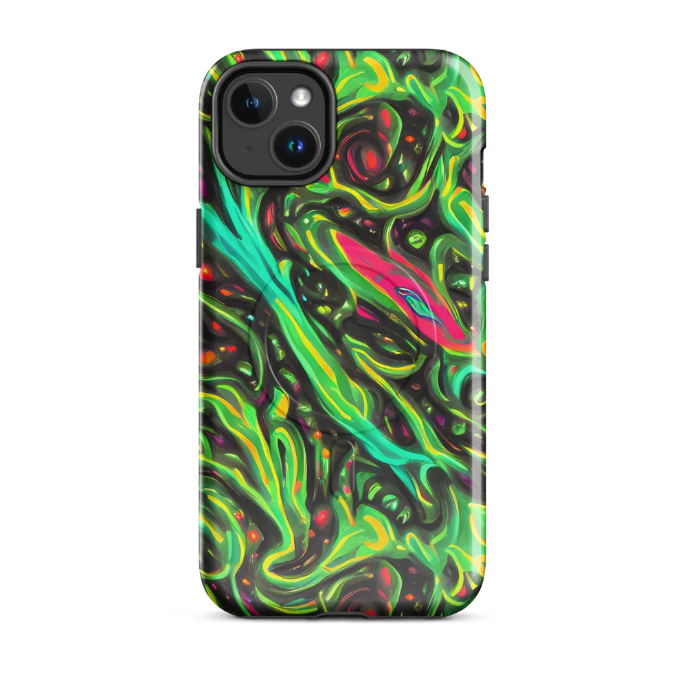 Luminous Ooze on MagSafe Tough Case for iPhone® — Front