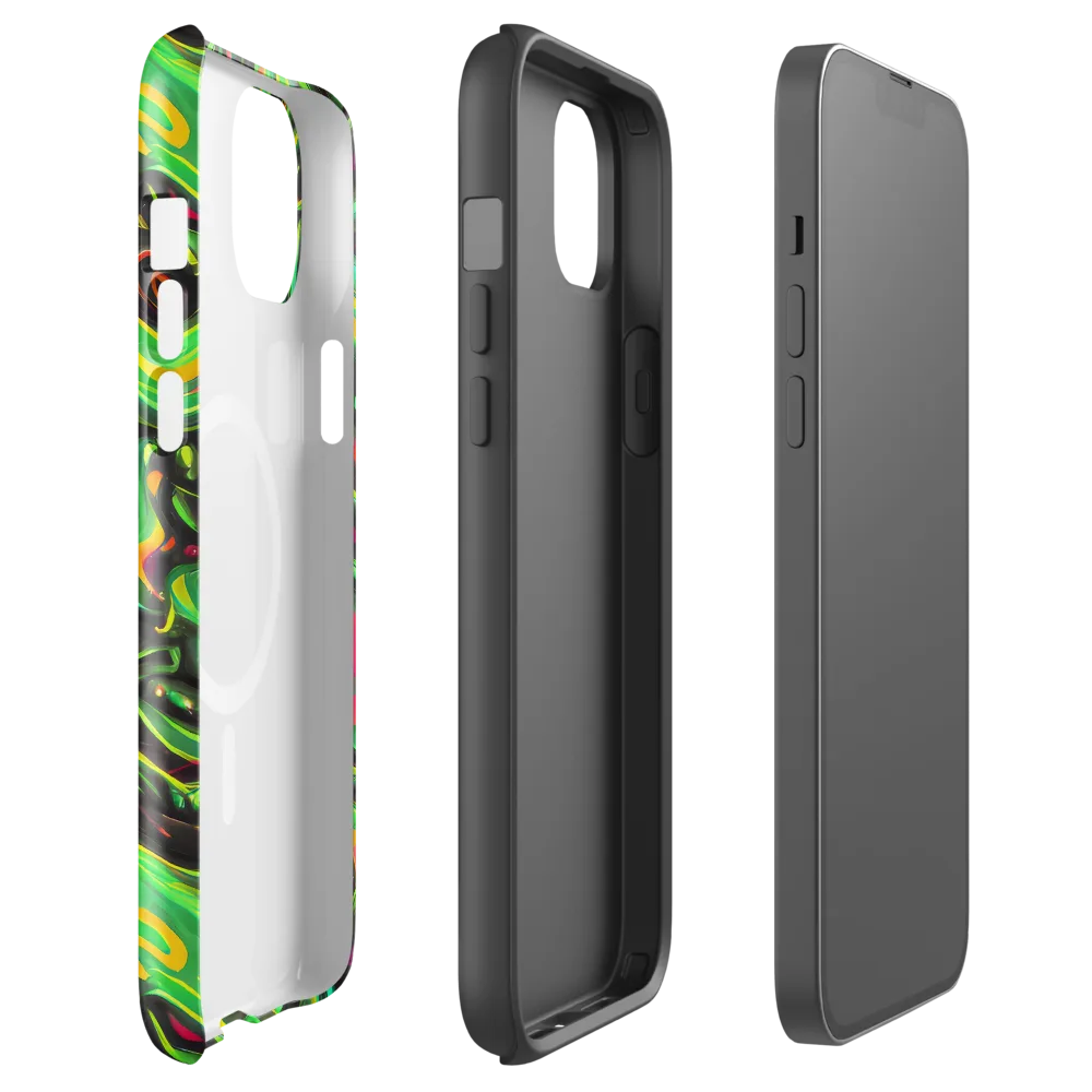 Luminous Ooze on MagSafe Tough Case for iPhone® — Front