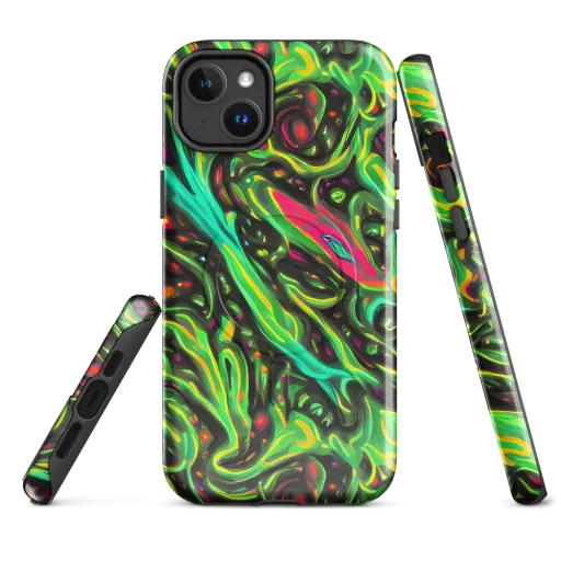 Luminous Ooze on a MagSafe Tough Case for iPhone®