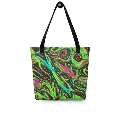 Luminous Ooze on a Tote Bag