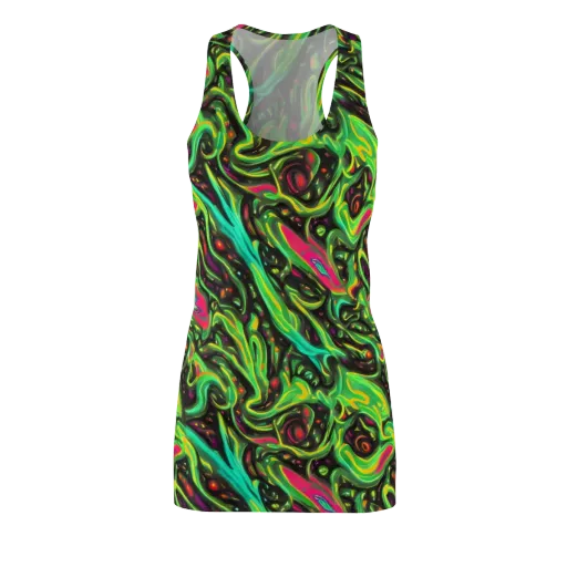 Luminous Ooze on a Racerback Dress