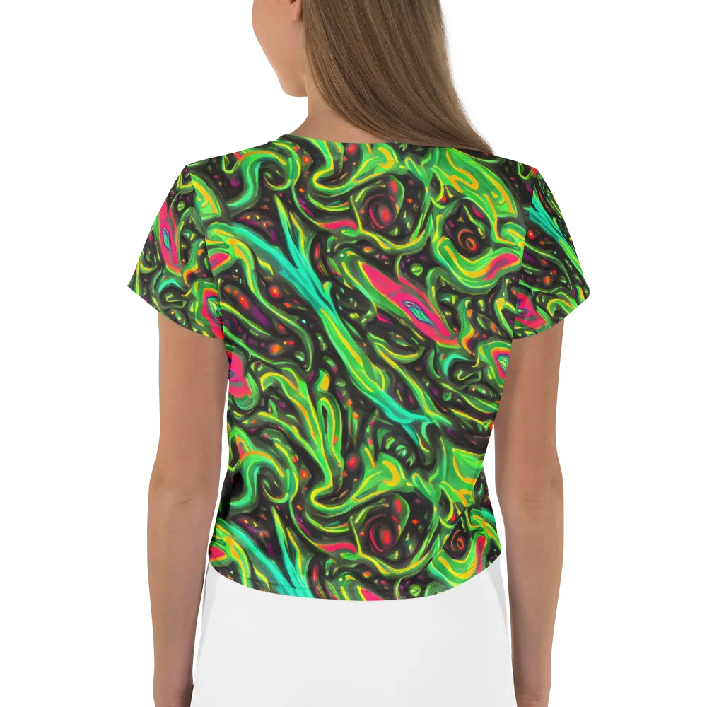 Luminous Ooze on Crop Tee — Back