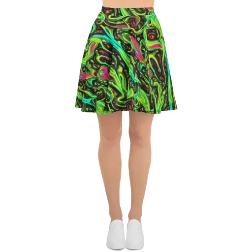 Luminous Ooze on a Skater Skirt