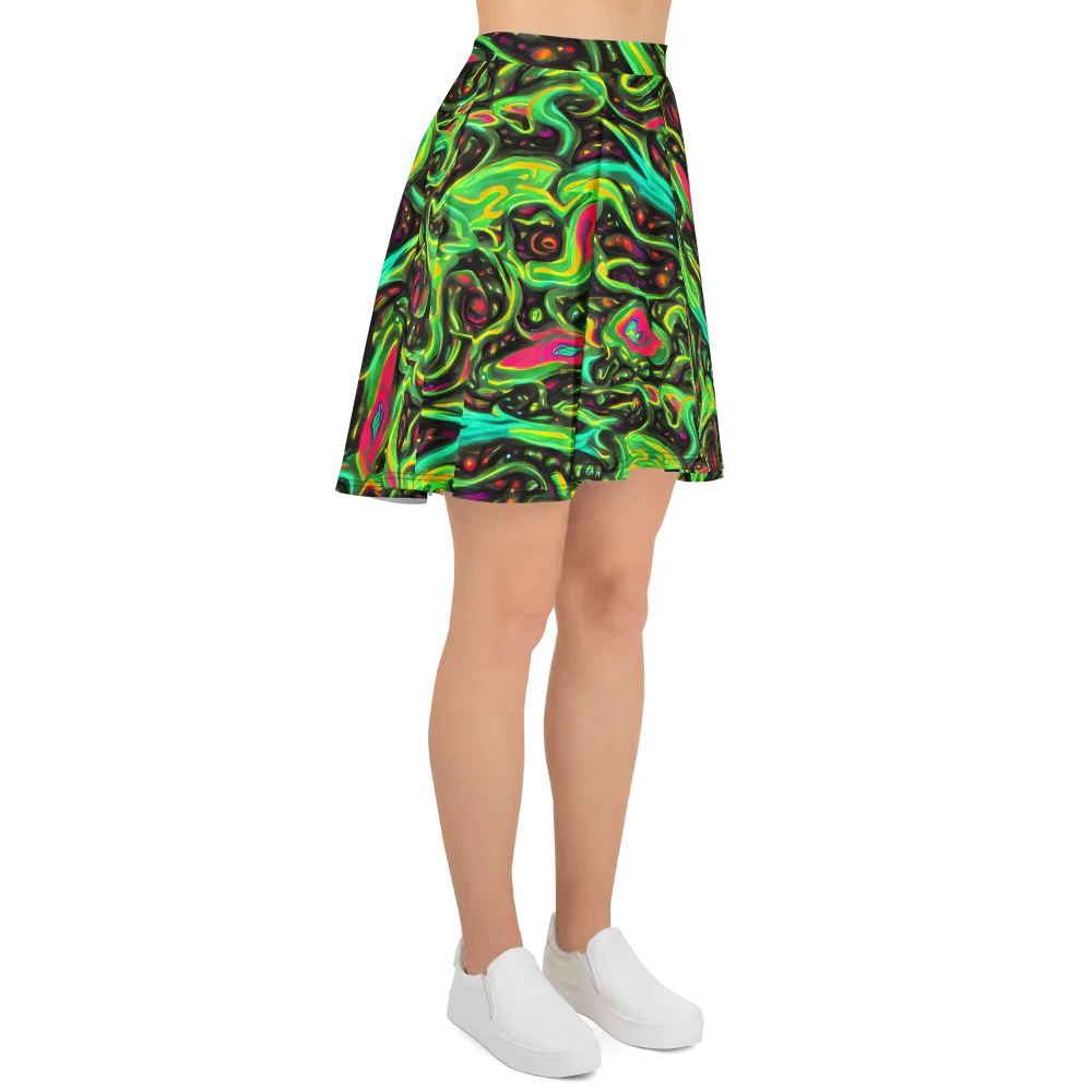 Luminous Ooze on Skater Skirt — Right