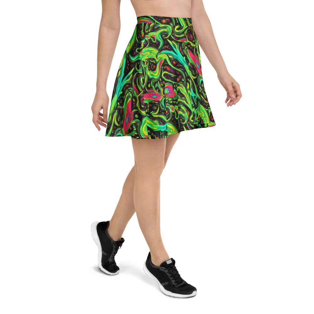 Luminous Ooze on Skater Skirt — Right