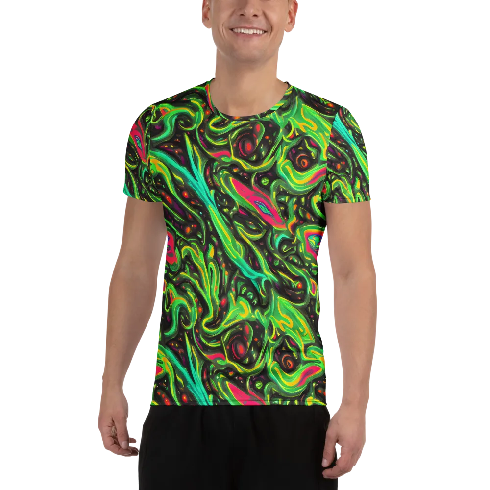 Luminous Ooze on Men's Athletic T-Shirt — Front