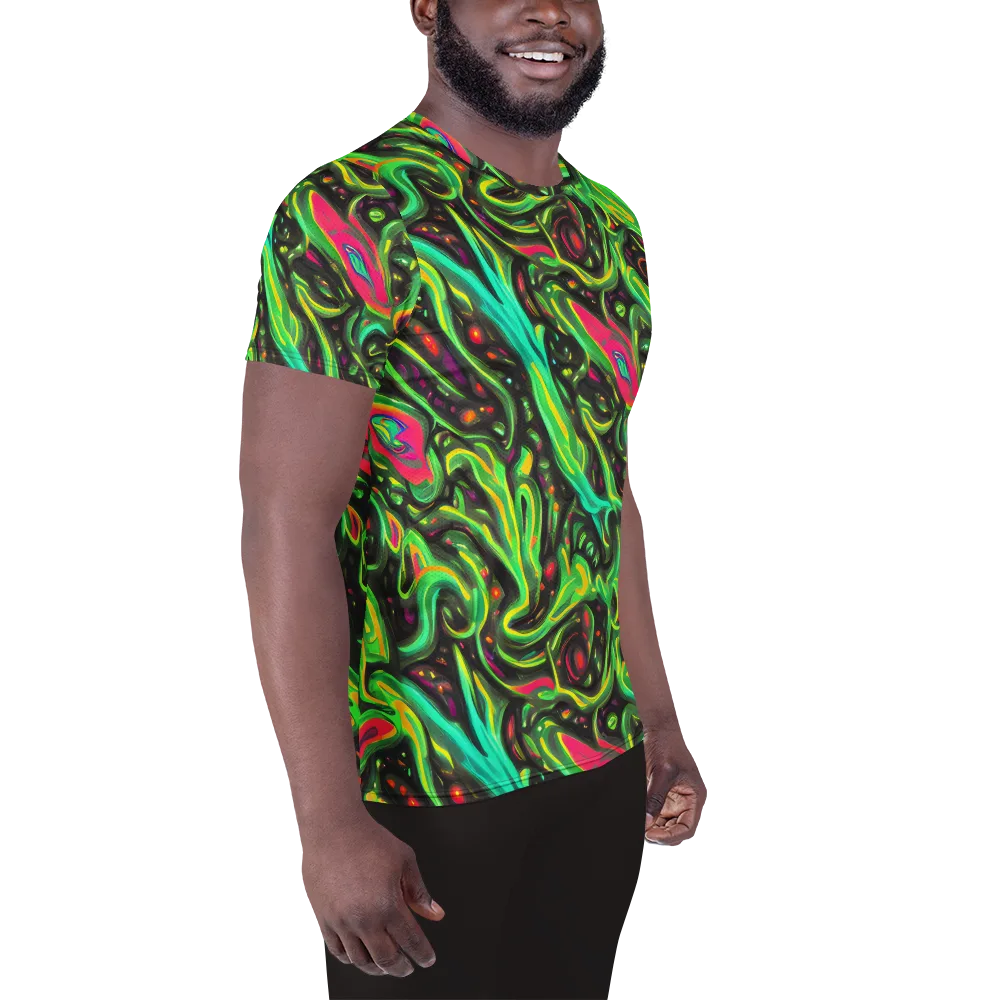 Luminous Ooze on Men's Athletic T-Shirt — Right
