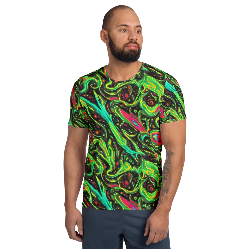 Luminous Ooze on Men's Athletic T-Shirt — Front