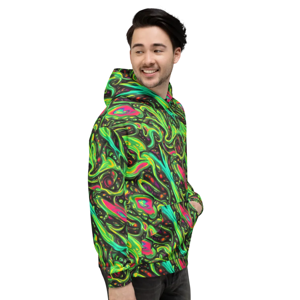 Luminous Ooze on Hoodie — Right