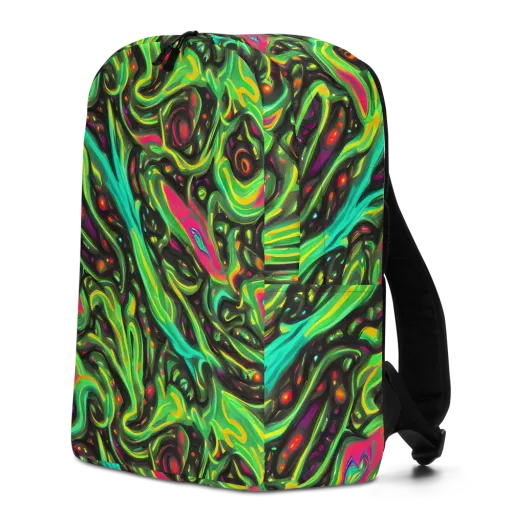 Luminous Ooze on a Minimalist Backpack
